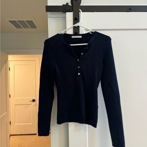 NWT Abercrombie & Fitch Henley Sweater Top